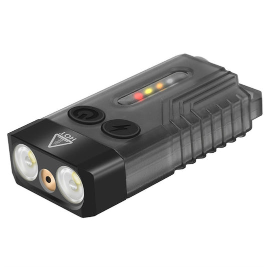 V10L Mini Laser Pointer Flashlight Buzzer Sound Light Warning Safety Defense Magnetic Work Light