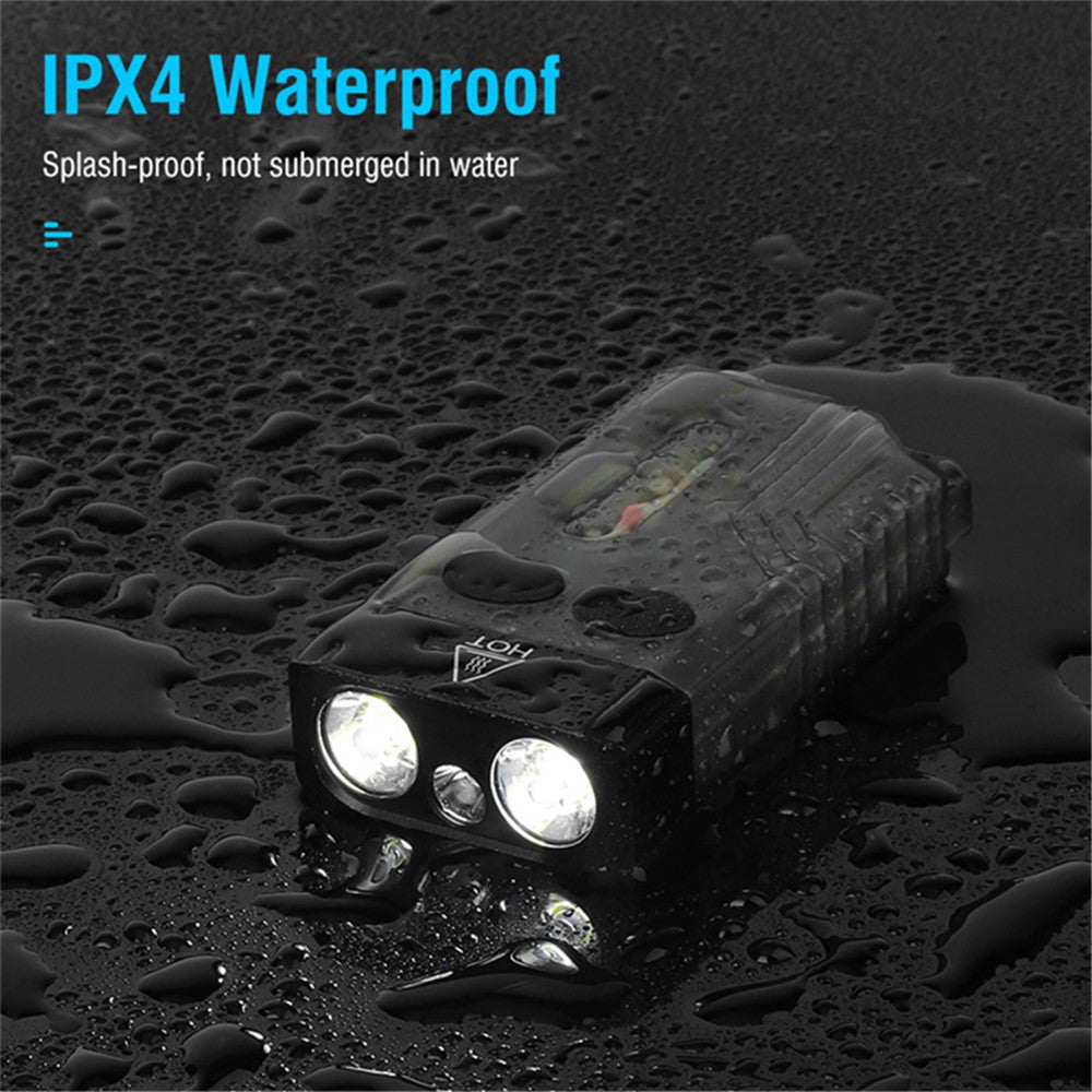 V10L Mini Laser Pointer Flashlight Buzzer Sound Light Warning Safety Defense Magnetic Work Light