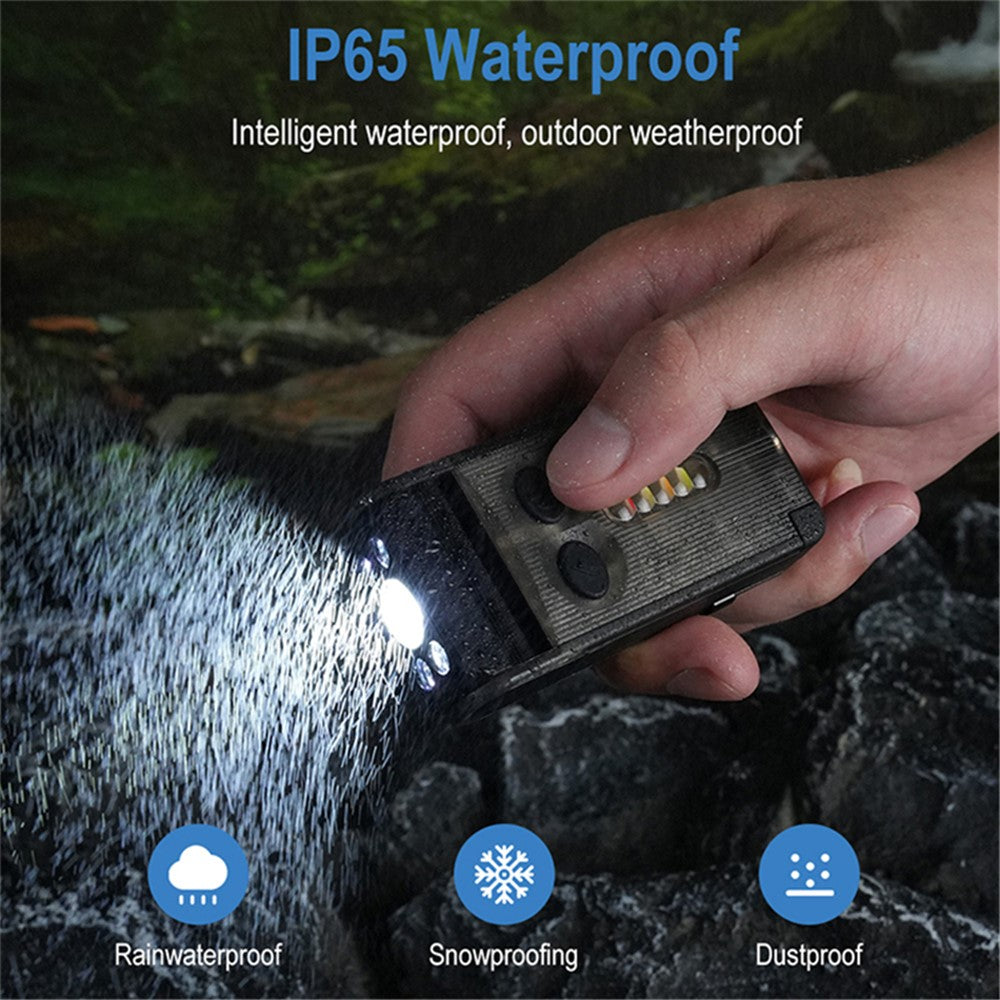 V30 Rechargeable Flashlight Power Bank 180 Degree Adjustable Work Light with Sound / Light Alarm