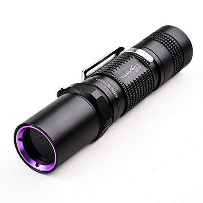 TANK007 UV320 365nm Ultraviolet Flashlight Fluorescence Detection UV Lamp with Clip ( No Battery )
