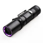 TANK007 UV320 365nm Ultraviolet Flashlight Fluorescence Detection UV Lamp with Clip ( No Battery )