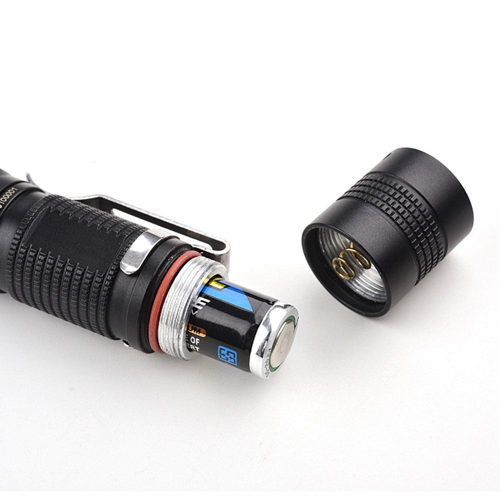 TANK007 UV320 365nm Ultraviolet Flashlight Fluorescence Detection UV Lamp with Clip ( No Battery )