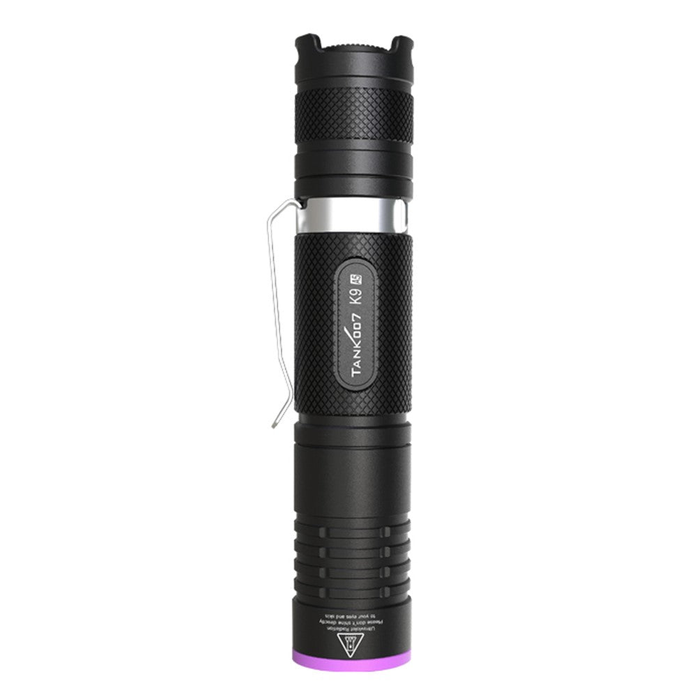 TANK007 K9A5 365nm UV Flashlight Fluorescence Detection IPX8 Waterproof Rechargeable LED Torch