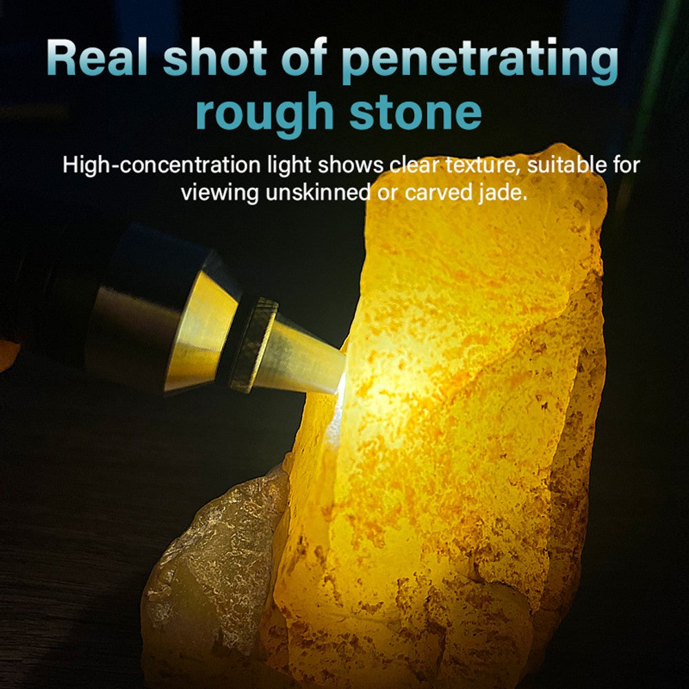 TANK007 J658 Jade Inspection Flashlight Focused Beam Mini LED Torch for Jewelry Identification