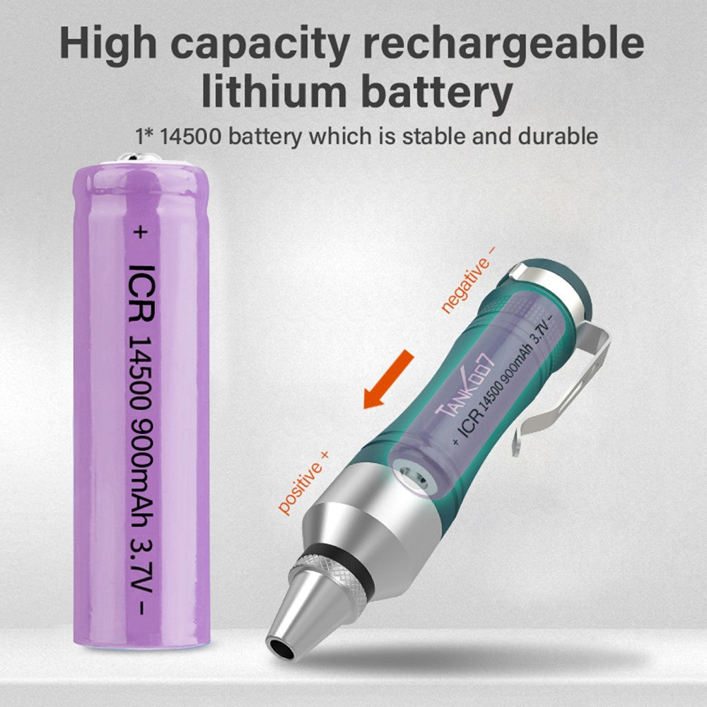 TANK007 J658 Jade Inspection Flashlight Focused Beam Mini LED Torch for Jewelry Identification