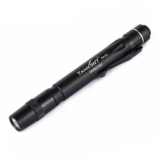 TANK007 PA02 Portable Medical Penlight Flashlight Waterproof Mini Clip On LED Torch ( No Battery )