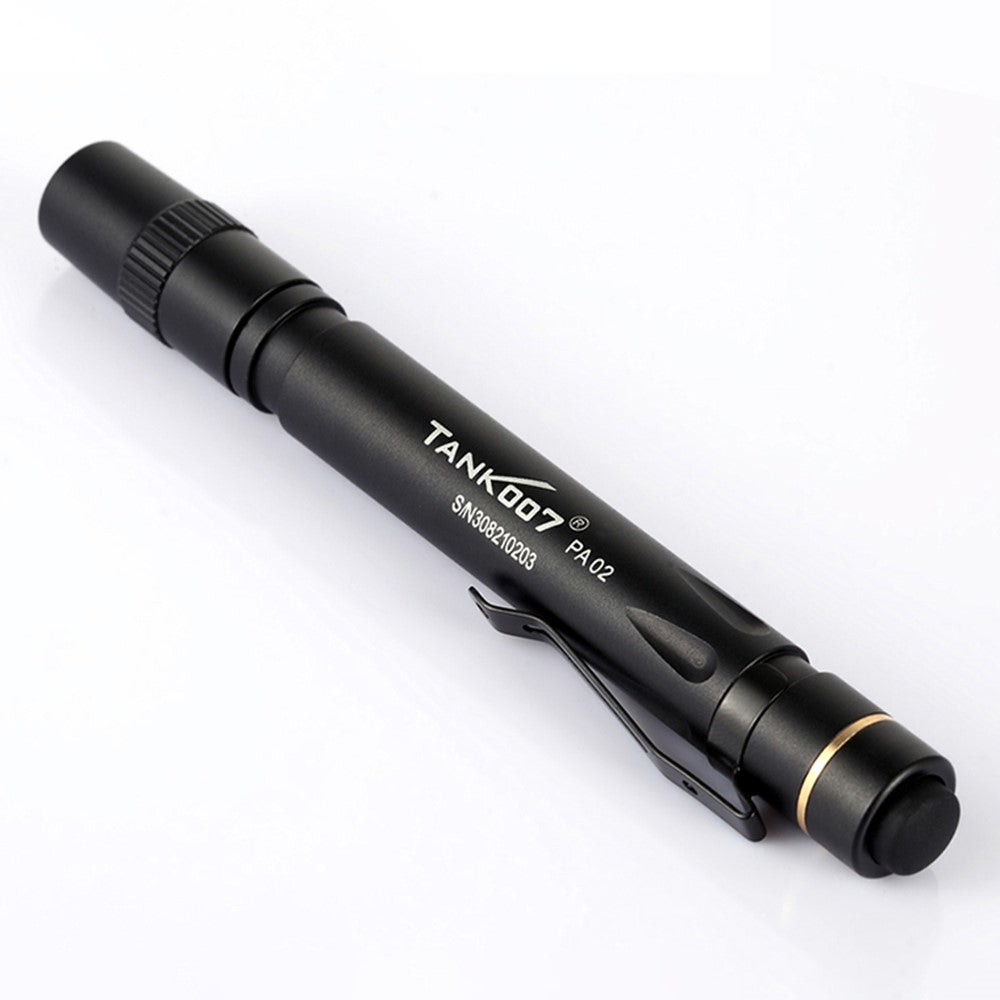 TANK007 PA02 Portable Medical Penlight Flashlight Waterproof Mini Clip On LED Torch ( No Battery )