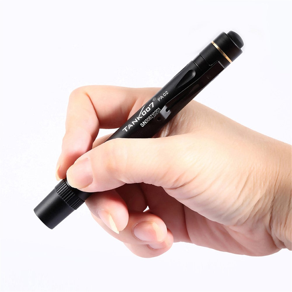 TANK007 PA02 Portable Medical Penlight Flashlight Waterproof Mini Clip On LED Torch ( No Battery )