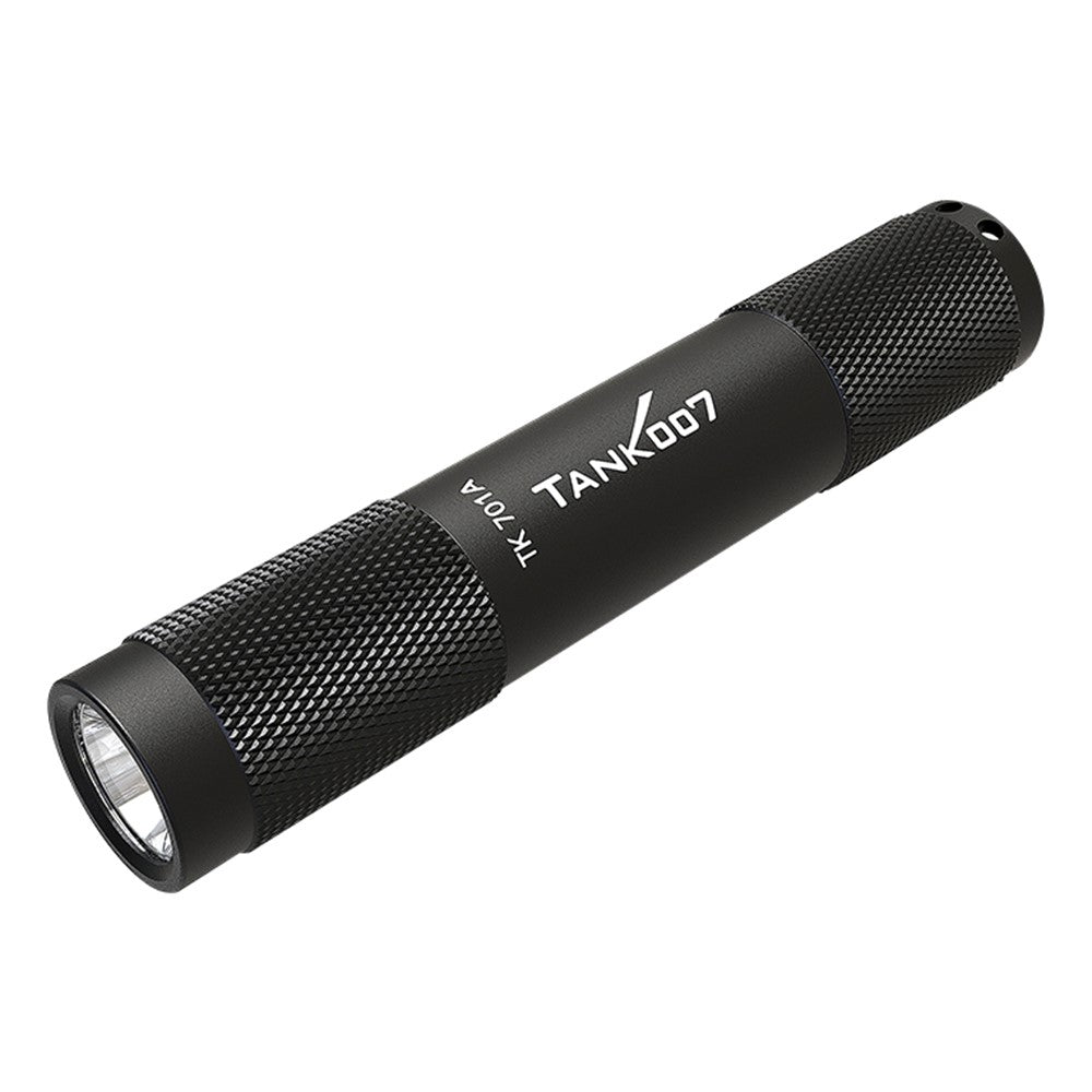 TANK007 TK701A Waterproof Mini Flashlight with Keyring 80 Lumens Portable LED Torch ( No Battery )