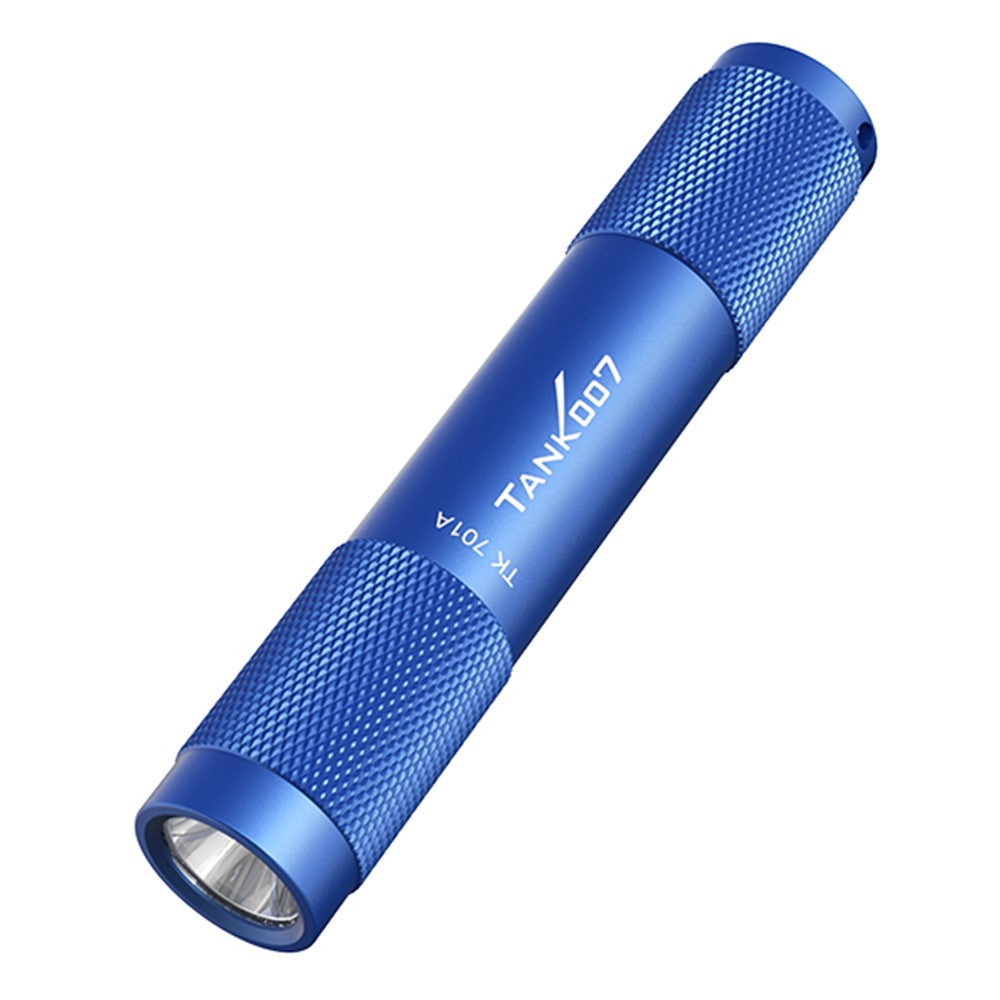 TANK007 TK701A Waterproof Mini Flashlight with Keyring 80 Lumens Portable LED Torch ( No Battery )