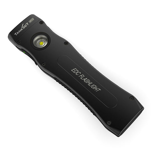 TANK007 WF02 Dual Light Source EDC Flashlight 1.5m Anti Drop Ultra Thin Clip On Mini LED Torch