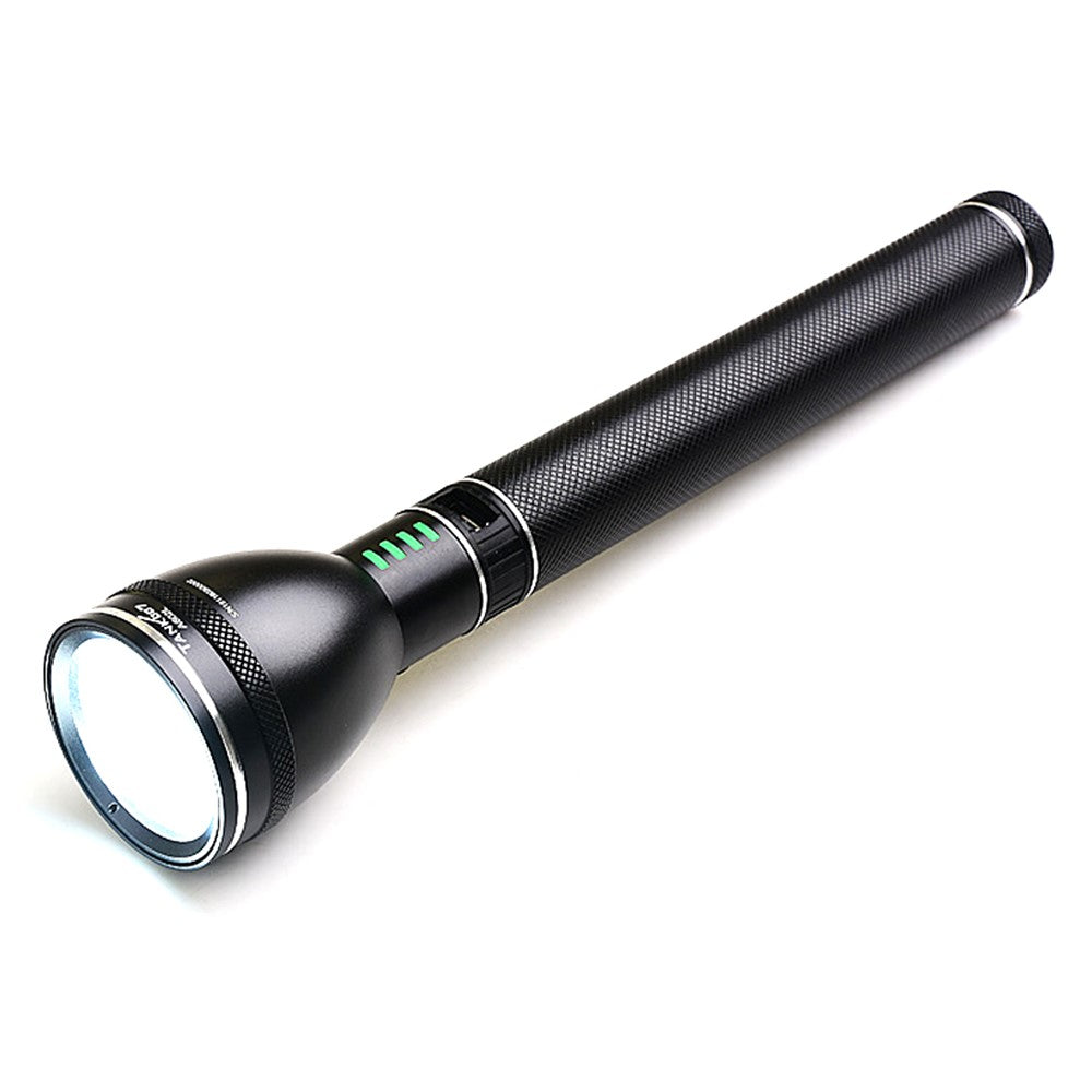 TANK007 A602L Outdoor Patrol Search Long Handle Flashlight 3 Modes High Power LED Torch