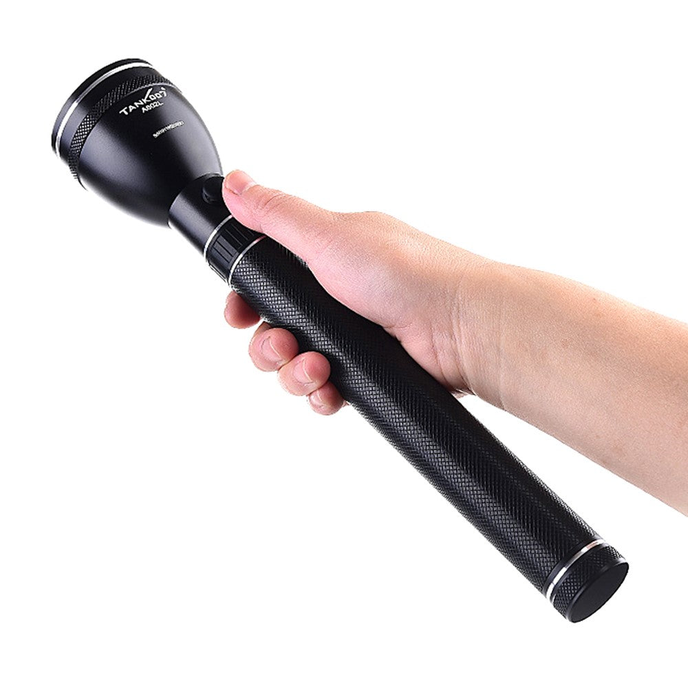 TANK007 A602L Outdoor Patrol Search Long Handle Flashlight 3 Modes High Power LED Torch