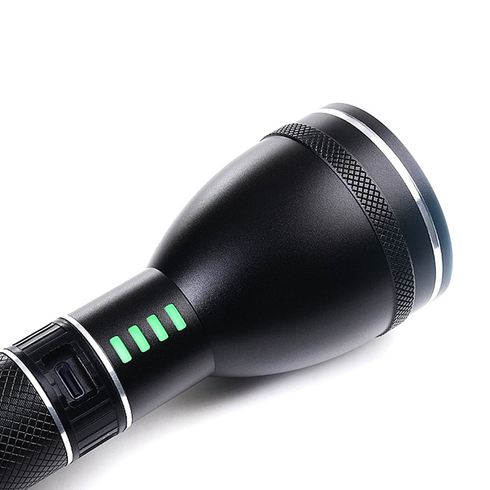 TANK007 A602L Outdoor Patrol Search Long Handle Flashlight 3 Modes High Power LED Torch