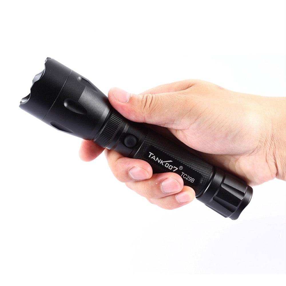 TANK007 TC29B High Power EDC Police Portable Flashlight IPX8 Waterproof Camping LED Torch