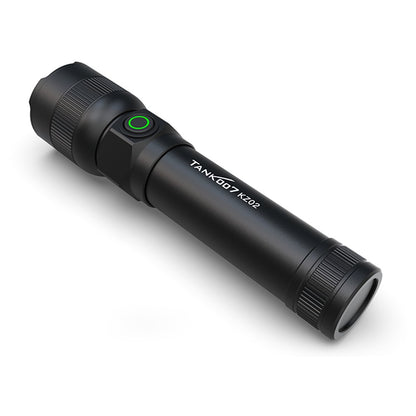 TANK007 KZ02 Zoomable LED Flashlight Outdoor 1000 Lumens Rechargeable High Brightness Torch