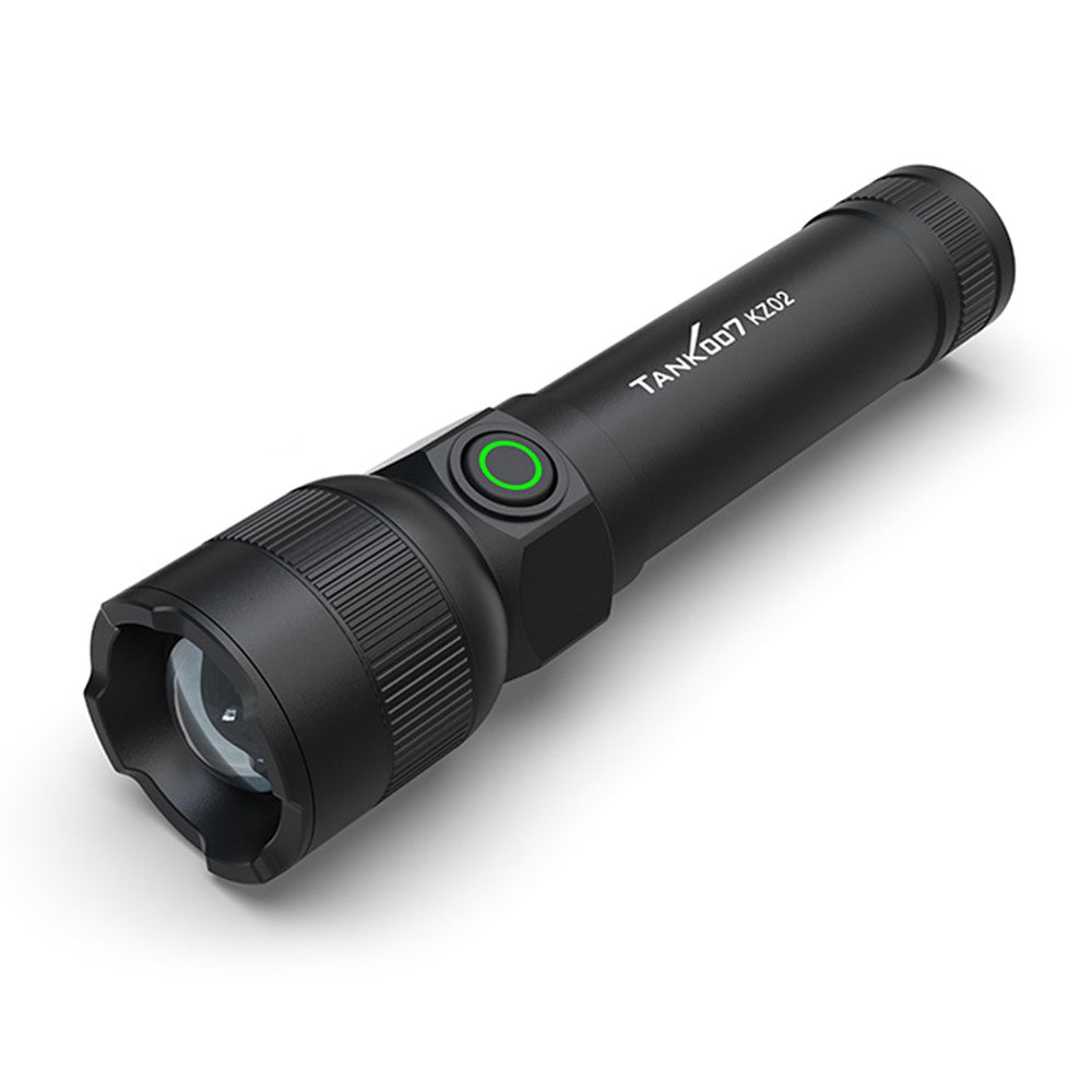 TANK007 KZ02 Zoomable LED Flashlight Outdoor 1000 Lumens Rechargeable High Brightness Torch