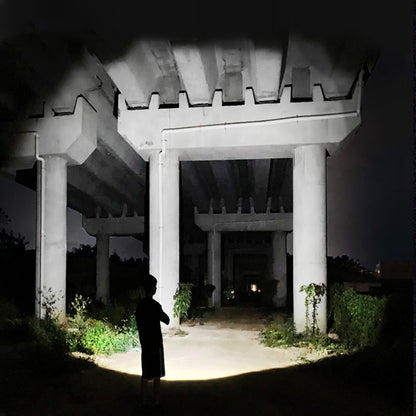 TANK007 KZ02 Zoomable LED Flashlight Outdoor 1000 Lumens Rechargeable High Brightness Torch
