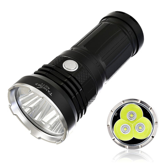 TANK007 KC11 IPX8 Waterproof High Power LED Flashlight 6 Modes 8000 Lumens Rechargeable Torch