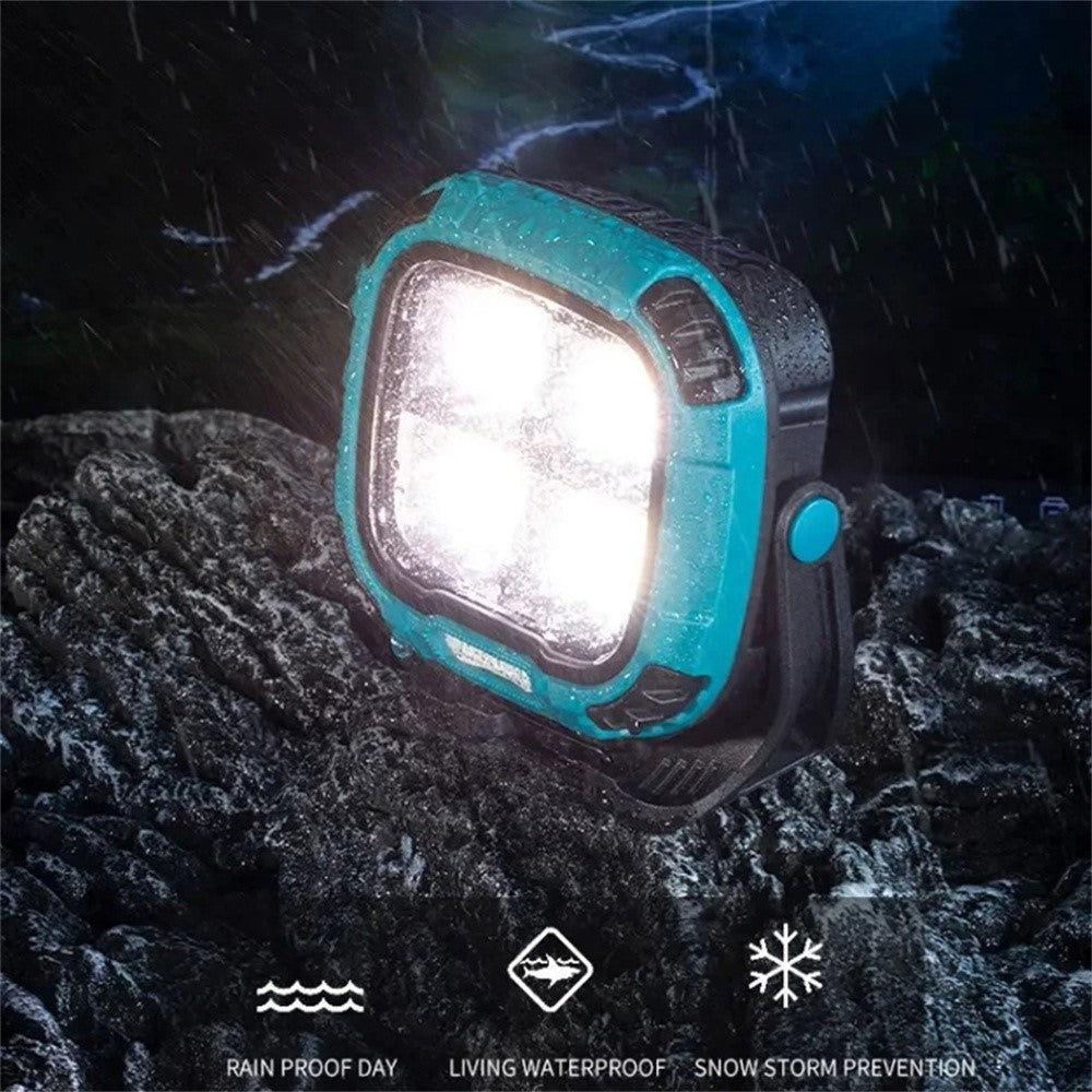 W894-1 COB Magnetic Floodlight Work Lamp Portable Emergency Flashlight (No Battery)