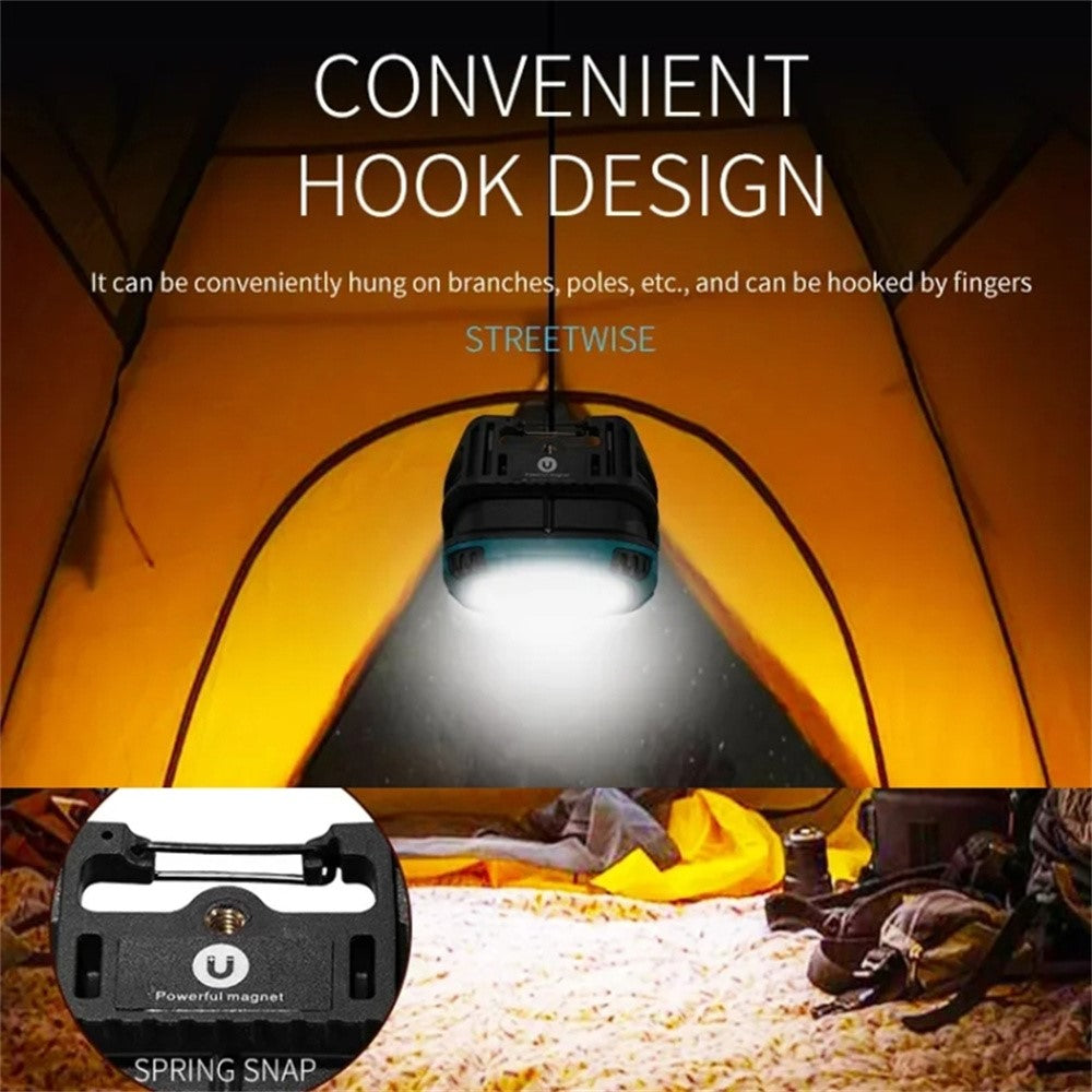 W894-1 COB Magnetic Floodlight Work Lamp Portable Emergency Flashlight (No Battery)
