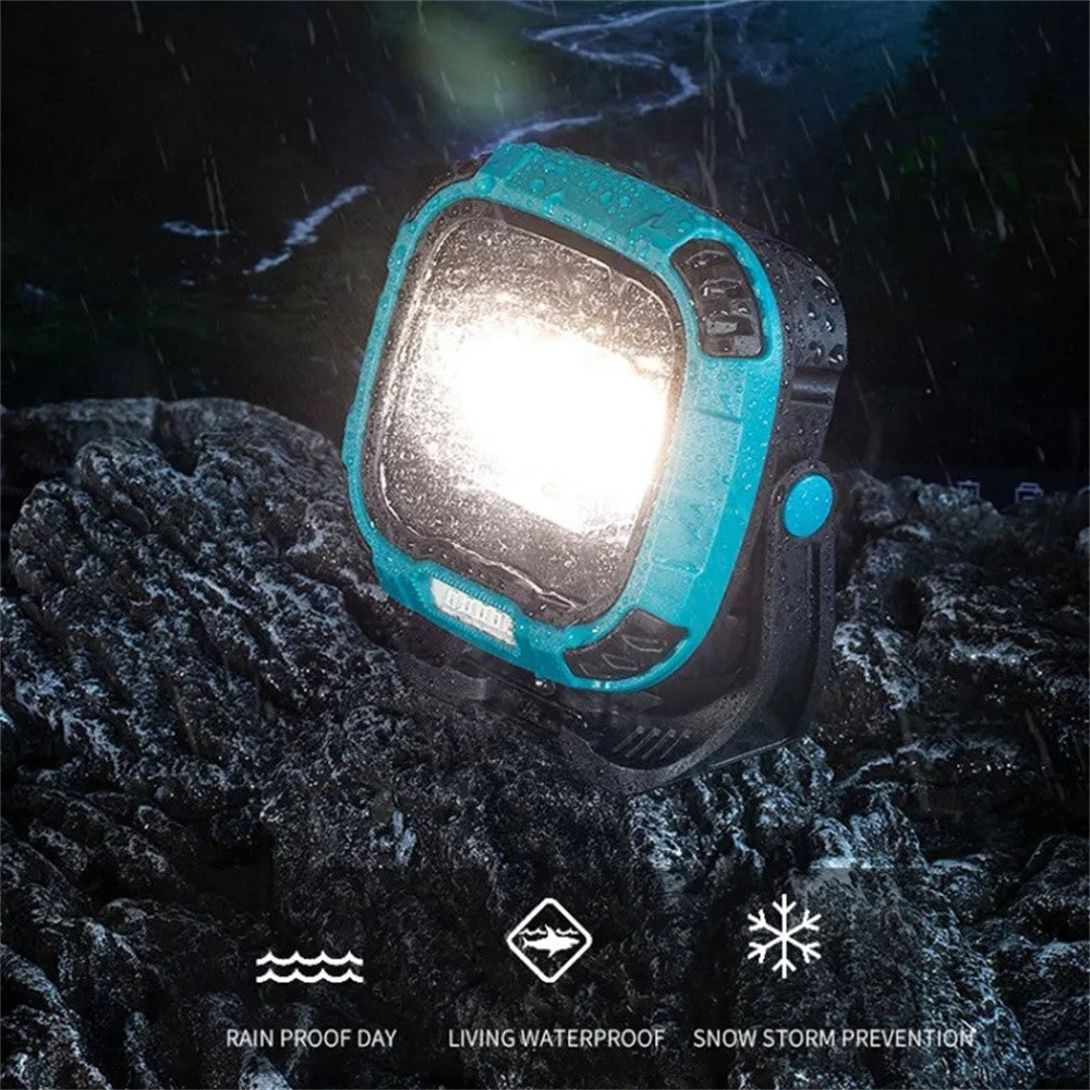 W895-1 COB Portable Floodlight Rechargeable Work Light Multi-Functional Flashlight (Without Battery)
