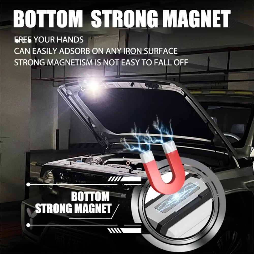 YSD01 Mini Keychain Light Portable Outdoor Flashlight Magnetic Anti-Lost Quick Charge Work Light