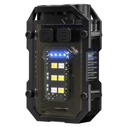 YSD01 Mini Keychain Light Portable Outdoor Flashlight Magnetic Anti-Lost Quick Charge Work Light