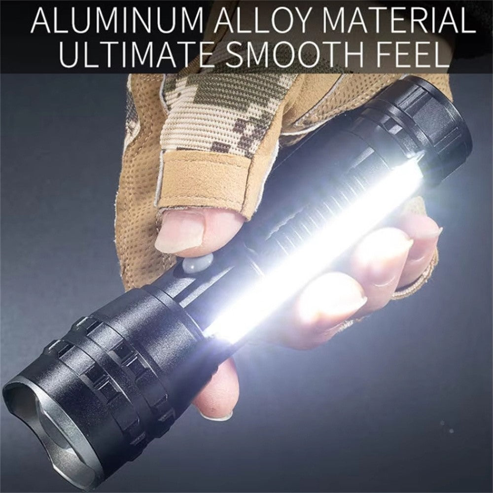 P27 Pen Clip Flashlight High Brightness Outdoor Emergency Torch with Magnetic Base ( No Battery )