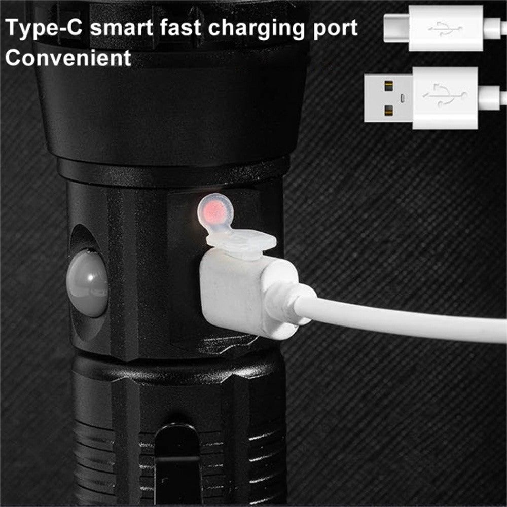 P27 Pen Clip Flashlight High Brightness Outdoor Emergency Torch with Magnetic Base ( No Battery )