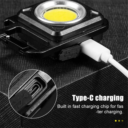 W5134 Mini LED Flashlight Keychain Light with Bottle Opener Portable High Brightness Magnetic Lamp