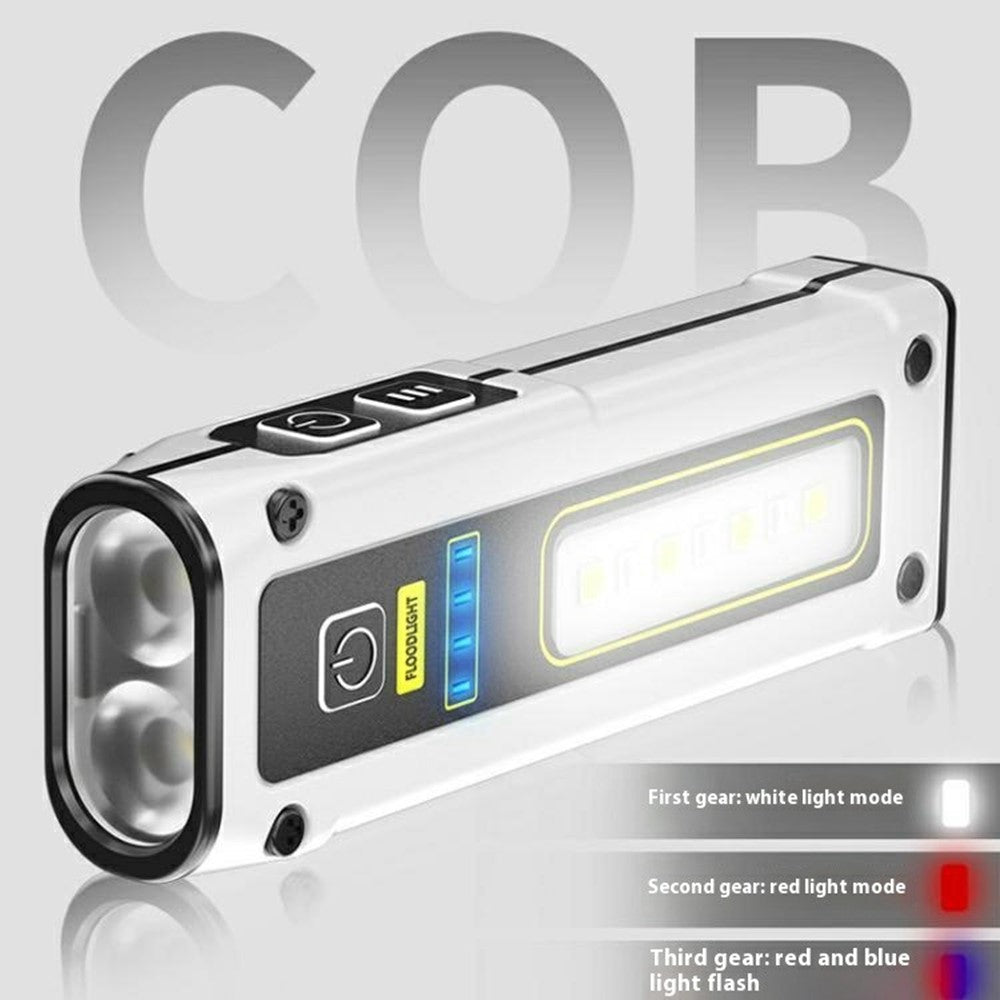 STD01 COB Work Light Mini LED Flashlight Aluminum Alloy Magnetic Emergency Inspection Lamp
