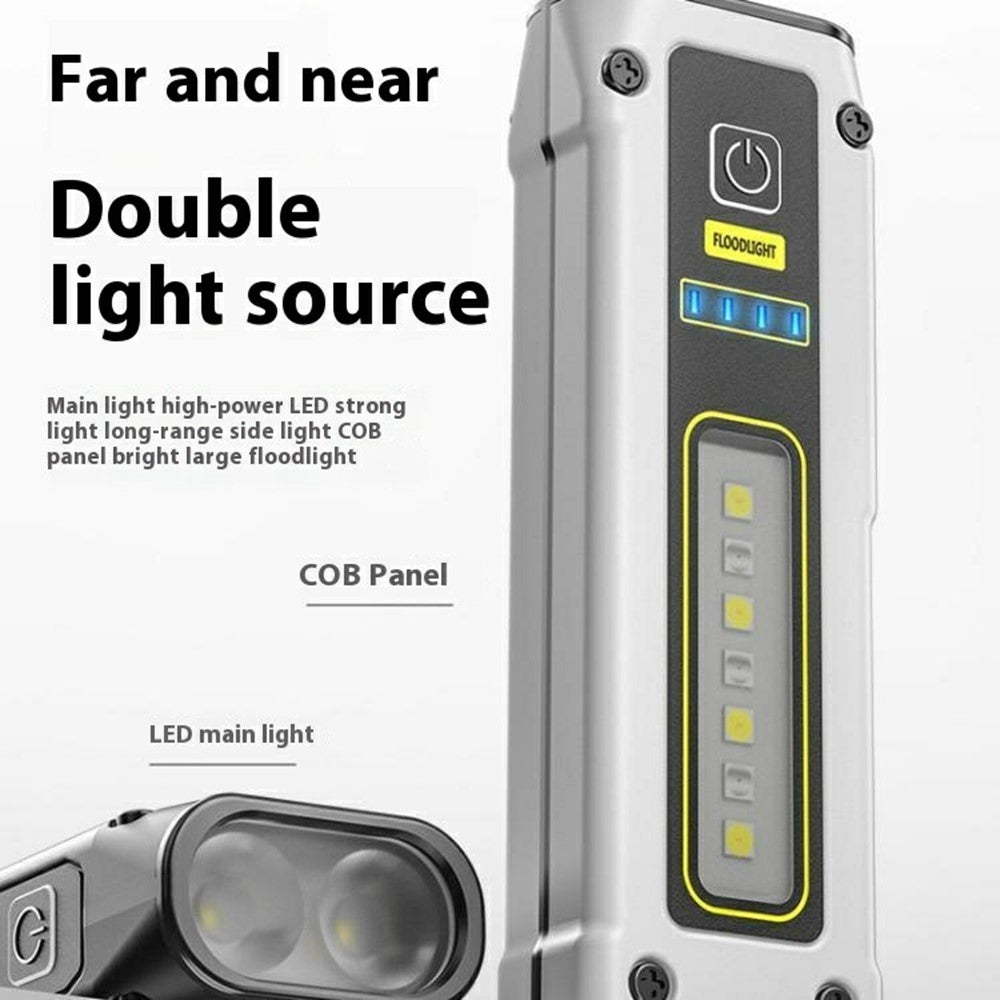 STD01 COB Work Light Mini LED Flashlight Aluminum Alloy Magnetic Emergency Inspection Lamp