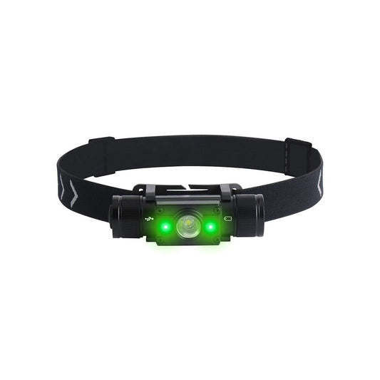 HP300 1000lm Outdoor Waterproof Flashlight USB C Fast Charging Headlamp Built In 2000mAh Lithium Battery