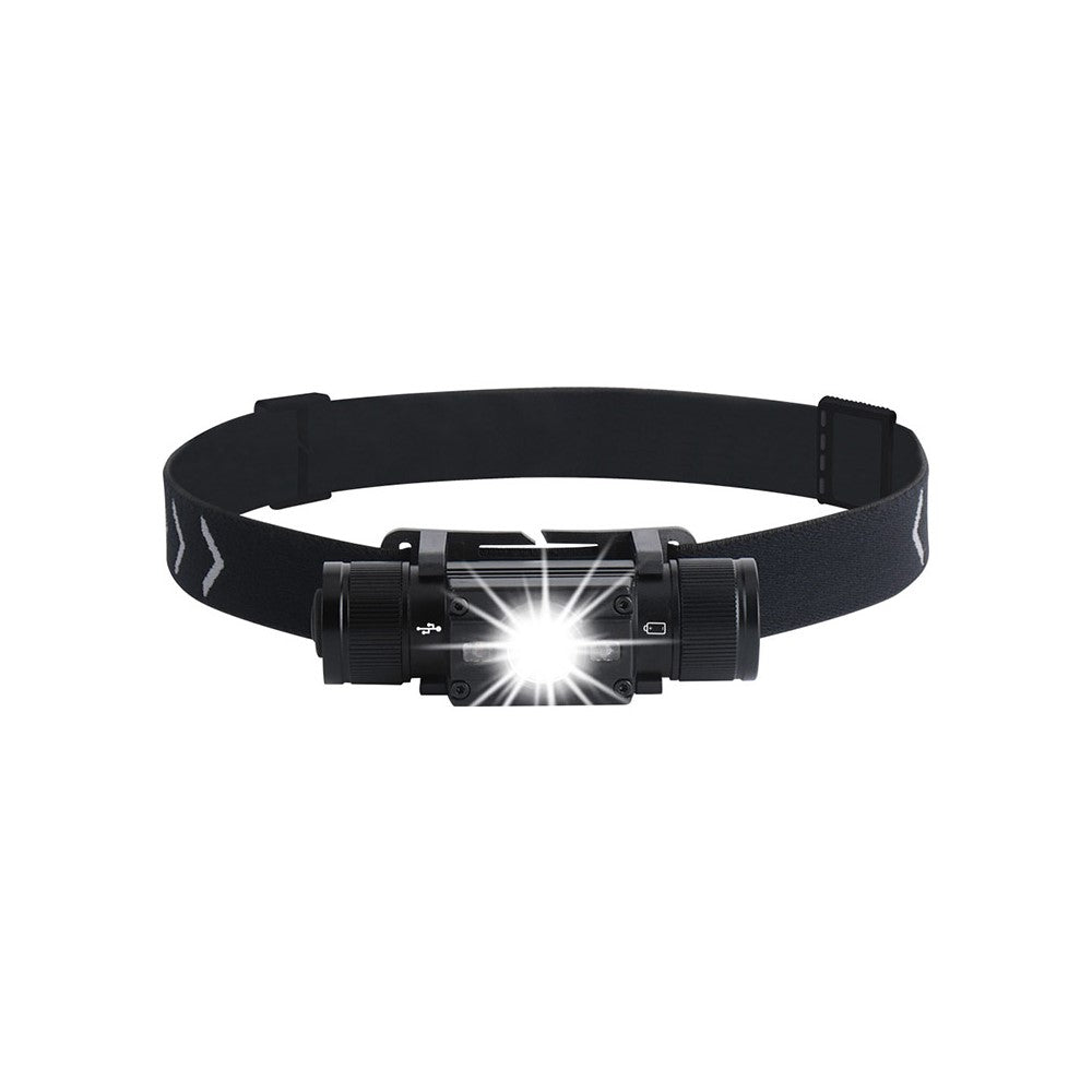 HP300 1000lm Outdoor Waterproof Flashlight USB C Fast Charging Headlamp Built In 2000mAh Lithium Battery