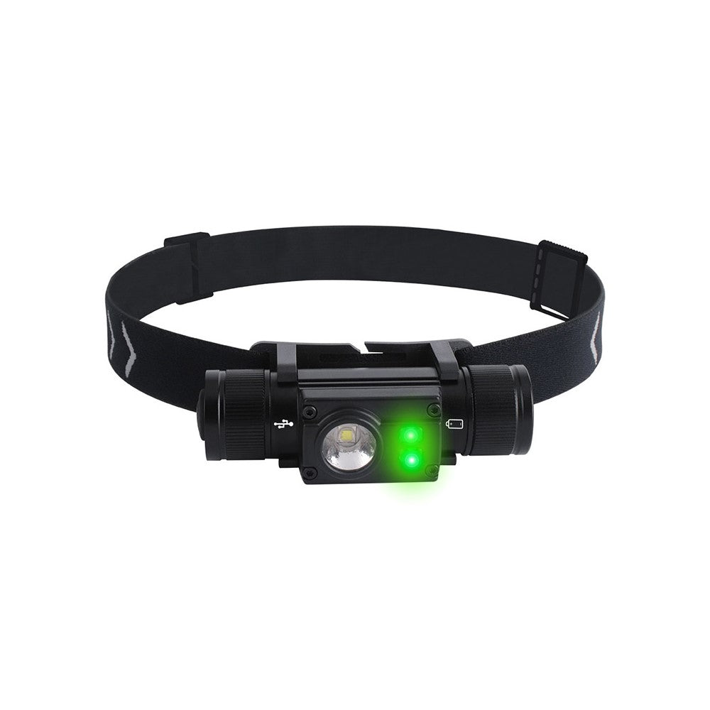 HP500 1000lm Flashlight Aluminum Alloy USB C Fast Charging Outdoor Camping Headlamp Built In 2000mAh Lithium Battery