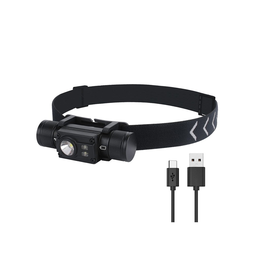 HP500 1000lm Flashlight Aluminum Alloy USB C Fast Charging Outdoor Camping Headlamp Built In 2000mAh Lithium Battery