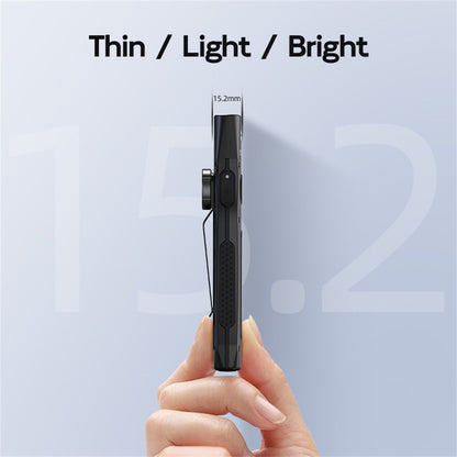 TANK007 WF02L Multifunction EDC Flashlight IP64 Waterproof White Light UV Green Laser Flat Torch with Back Clip