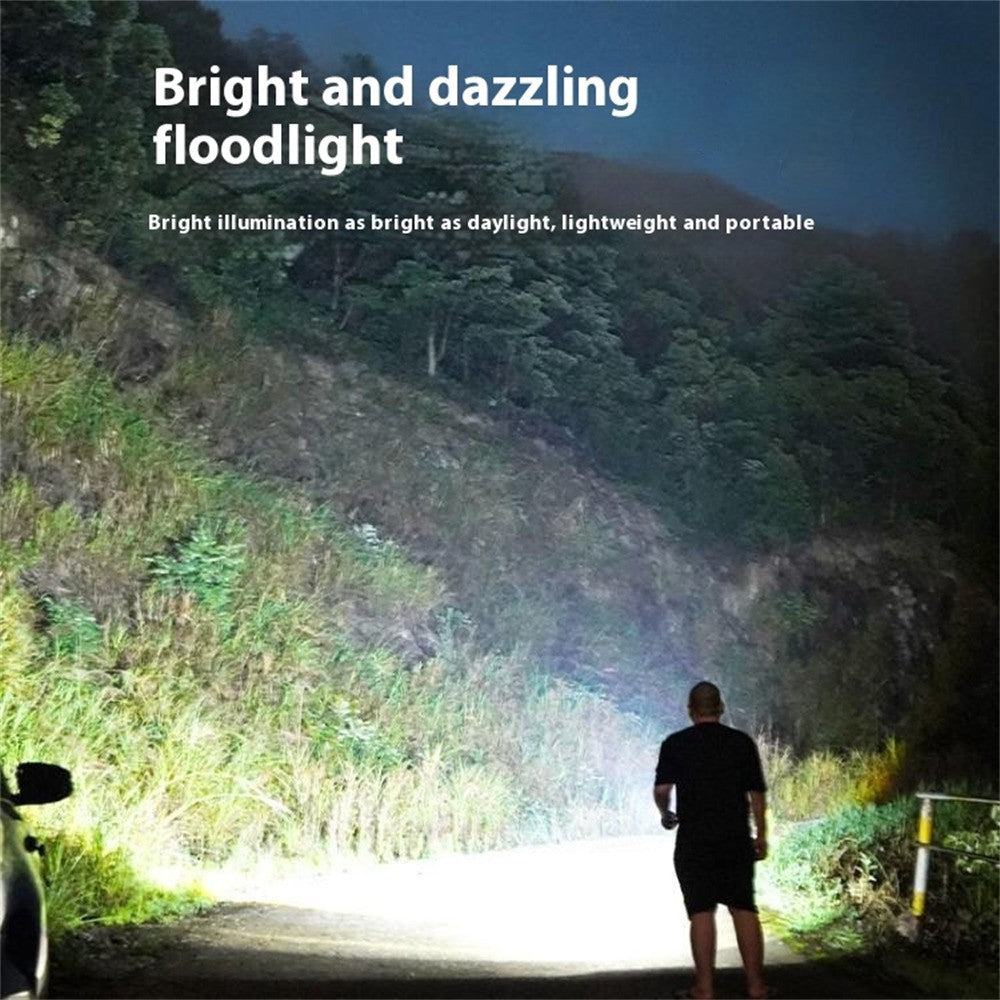 DC08 Super Bright Floodlight Side Light Rotatable Head Rechargeable Mini Flashlight with Stainless Steel Clip