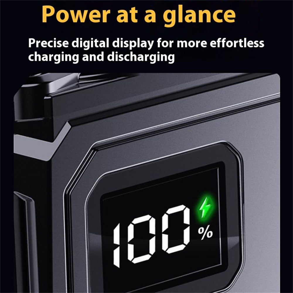 DC08 Super Bright Floodlight Side Light Rotatable Head Rechargeable Mini Flashlight with Stainless Steel Clip