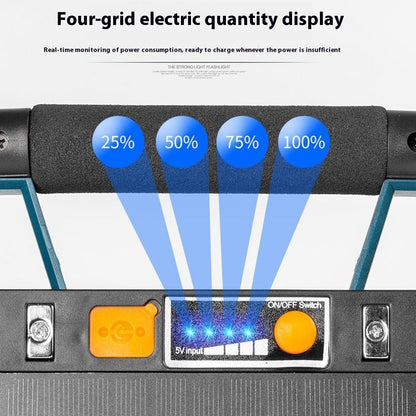 W875-1 Foldable Work Light Solar Powered LED Floodlight Portable Outdoor Emergency Lamp with Stand