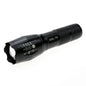 ULTRAFIRE A100 USB Rechargeable Flashlight 5 Modes Adjustable Focus Waterproof T6 LED Torch, with EU Plug Charger