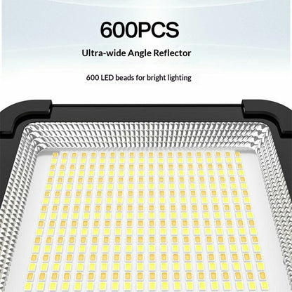 YESIDO DH17 Outdoor Floodlight Emergency Light 600 LED Fill Light 10000mAh Battery for Camping / Fishing