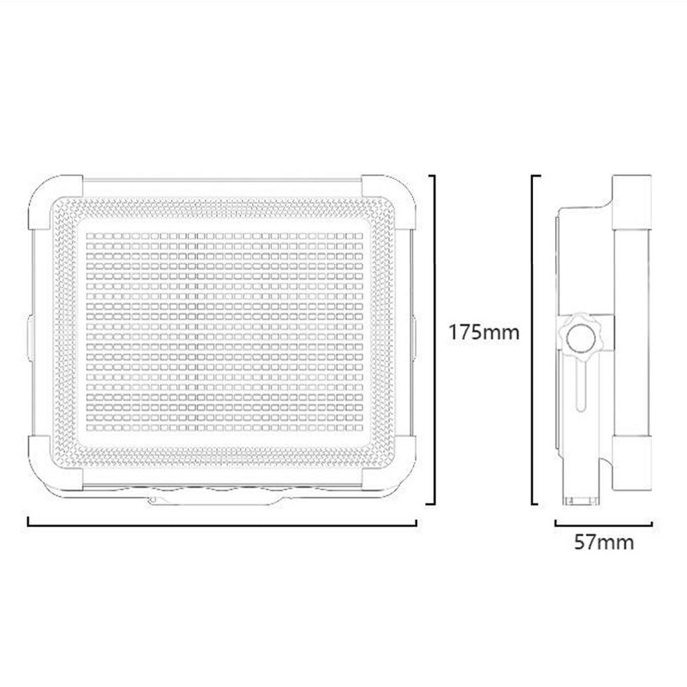 YESIDO DH17 Outdoor Floodlight Emergency Light 600 LED Fill Light 10000mAh Battery for Camping / Fishing