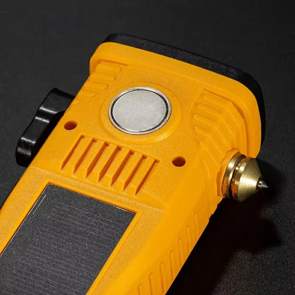 W5215 Zoomable Multi-Function Work Light Car Emergency Flashlight with Strong Magnet  /  Window Breaker  /  Safety Hammer