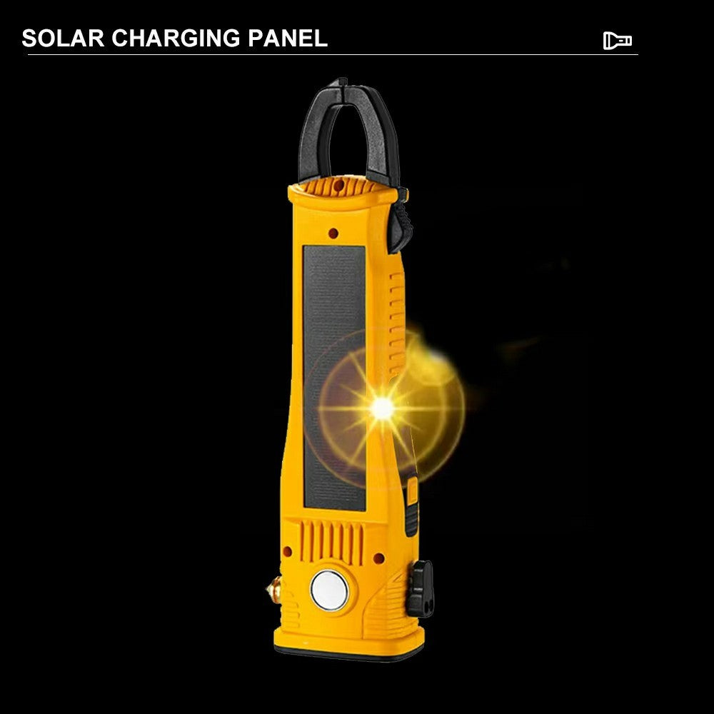 W5216 Clip Hook Multi-Function Work Light Car Emergency Flashlight with Strong Magnet  /  Window Breaker  /  Safety Hammer