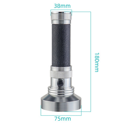 100 LEDs UV Purple Light Flashlight Aluminum Alloy Money Detector UV Torch for Currency Verification