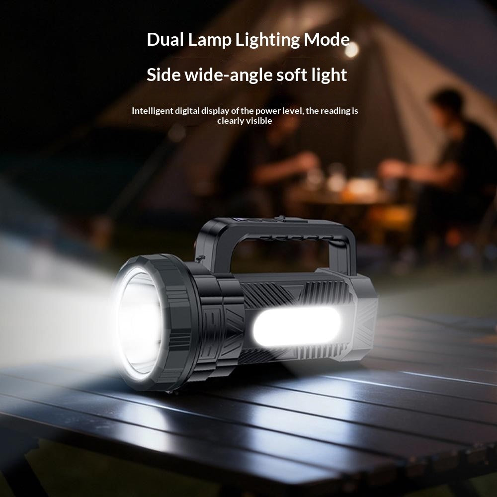 YESIDO TC12 Multifunctional Rechargeable Dual Lamp Lighting Flashlight 840LM High Power Flash Light for Outdoor Emergency
