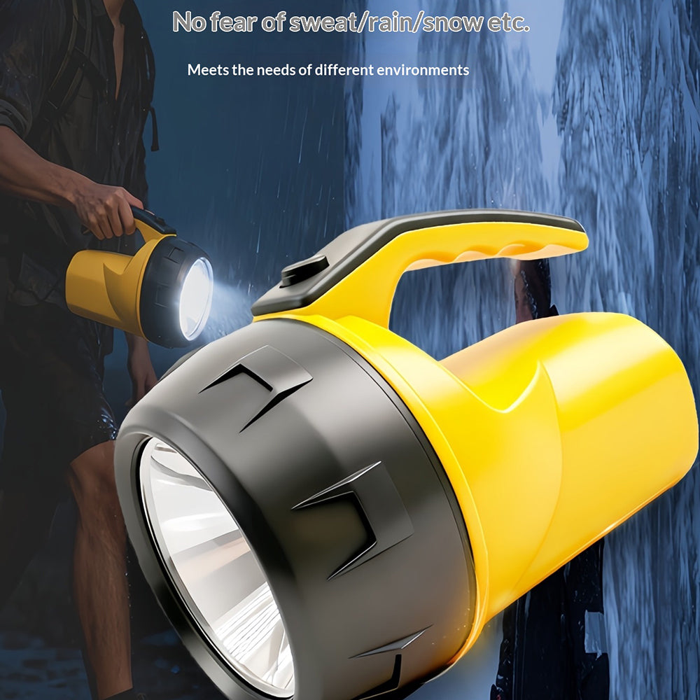 3W Outdoor LED Flashlight 3 Modes High Brightness Handheld Searchlight for Camping Hiking