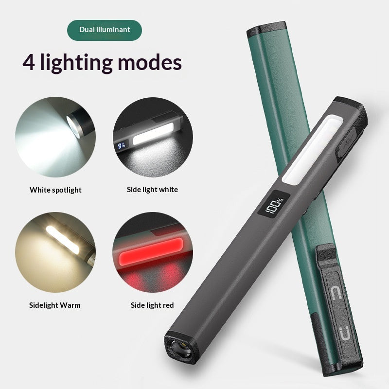 Rechargeable Medical Pen Light IPX5 Waterproof 4 Modes LED Flashlight Pupil Penlight